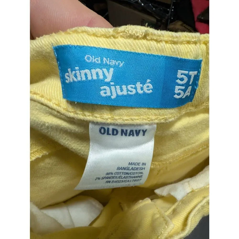Old Navy Skinny Jeans Yellow Size 5T